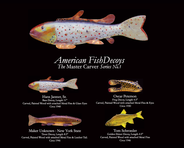 American Fish Decoys Note Cards, Master Series 1