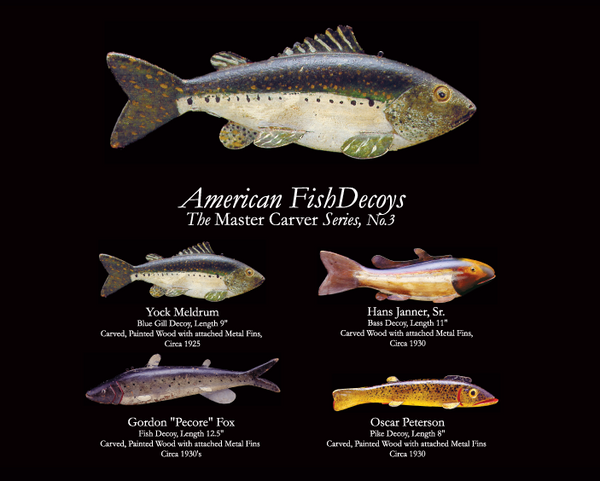 American Fish Decoy Note Cards, Master Series 3