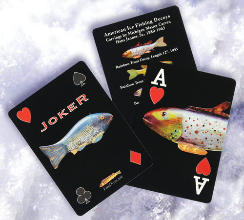 Fish Decoy Playing Cards, Hans Janner Deck
